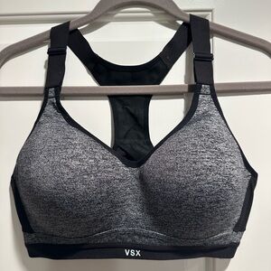 Victoria's Secret Gray and Black Sports Bra